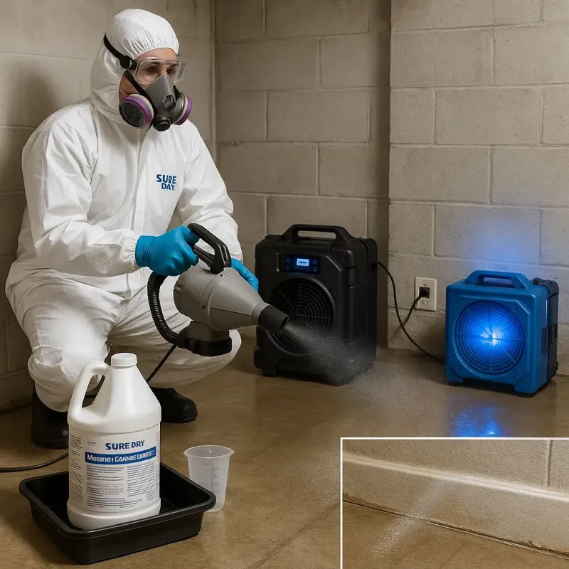 Sanitization and Odor Removal process in Anahuac, TX